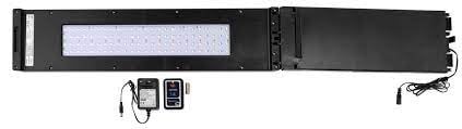 Home 60/65 coperchio luminoso + telecomando nero - SuperFish