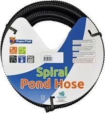 ZWARTE SPIRAALSLANG 20 MM 5 M - Superfish