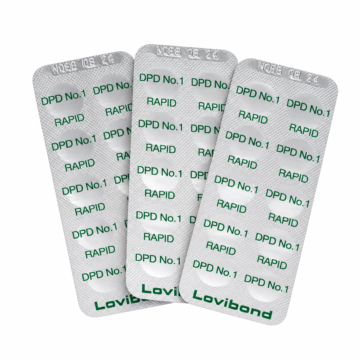 DPD 1 tablets for manual tester - 100 pieces - W'eau