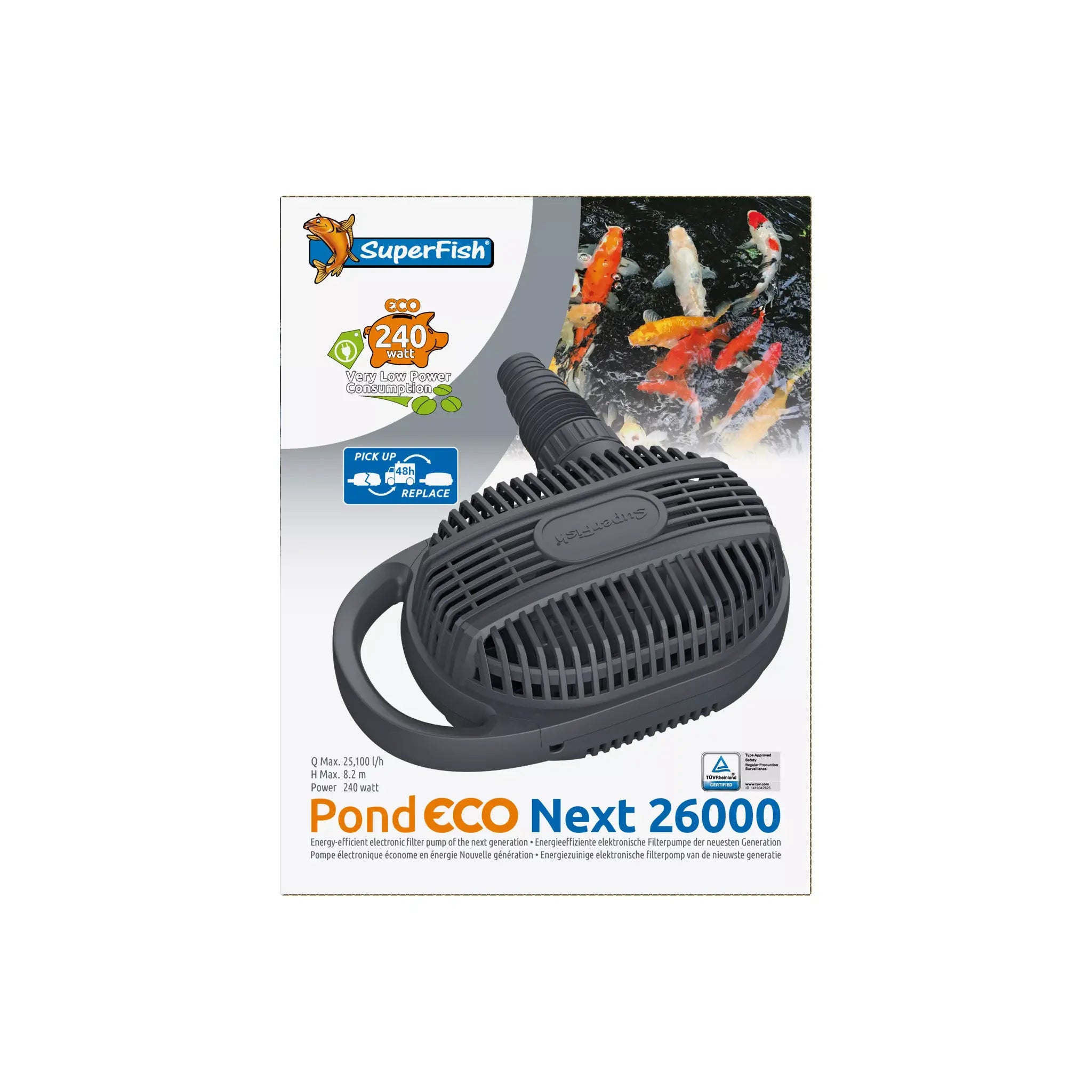 Pond eco next 26.000 - 240watts SuperFish