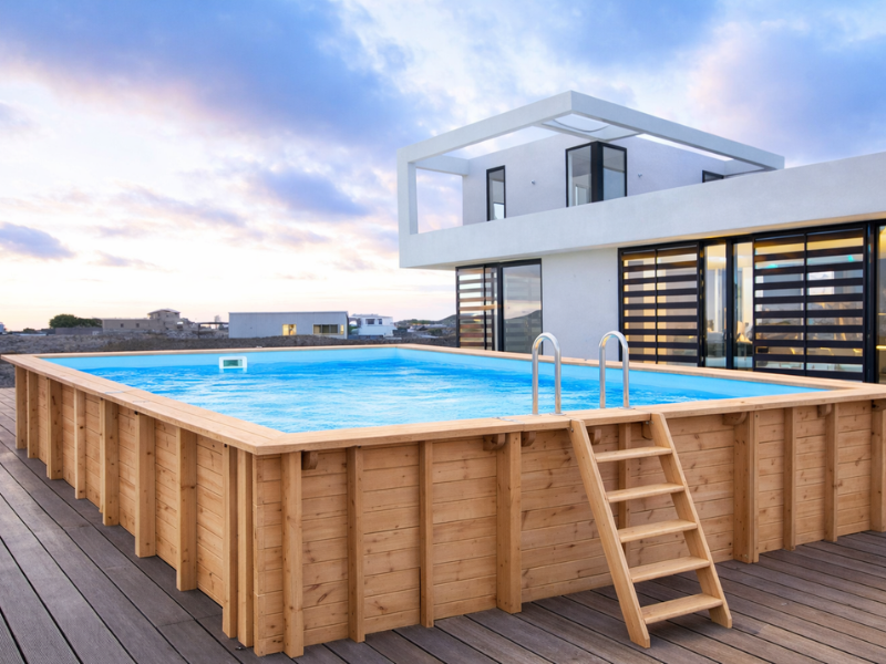 Interline Bali rettangolare 7,90x4,00m - 1,38m - Con pacchetto incluso