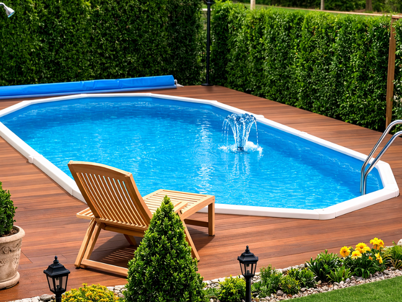 Interline Century oval 8.50×4.90m - Package included