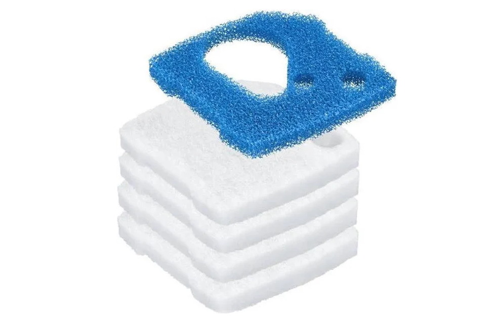 4x Feltro filtrante 1x Spugna filtrante adatti per eheim professional 4+ - Maja Koi