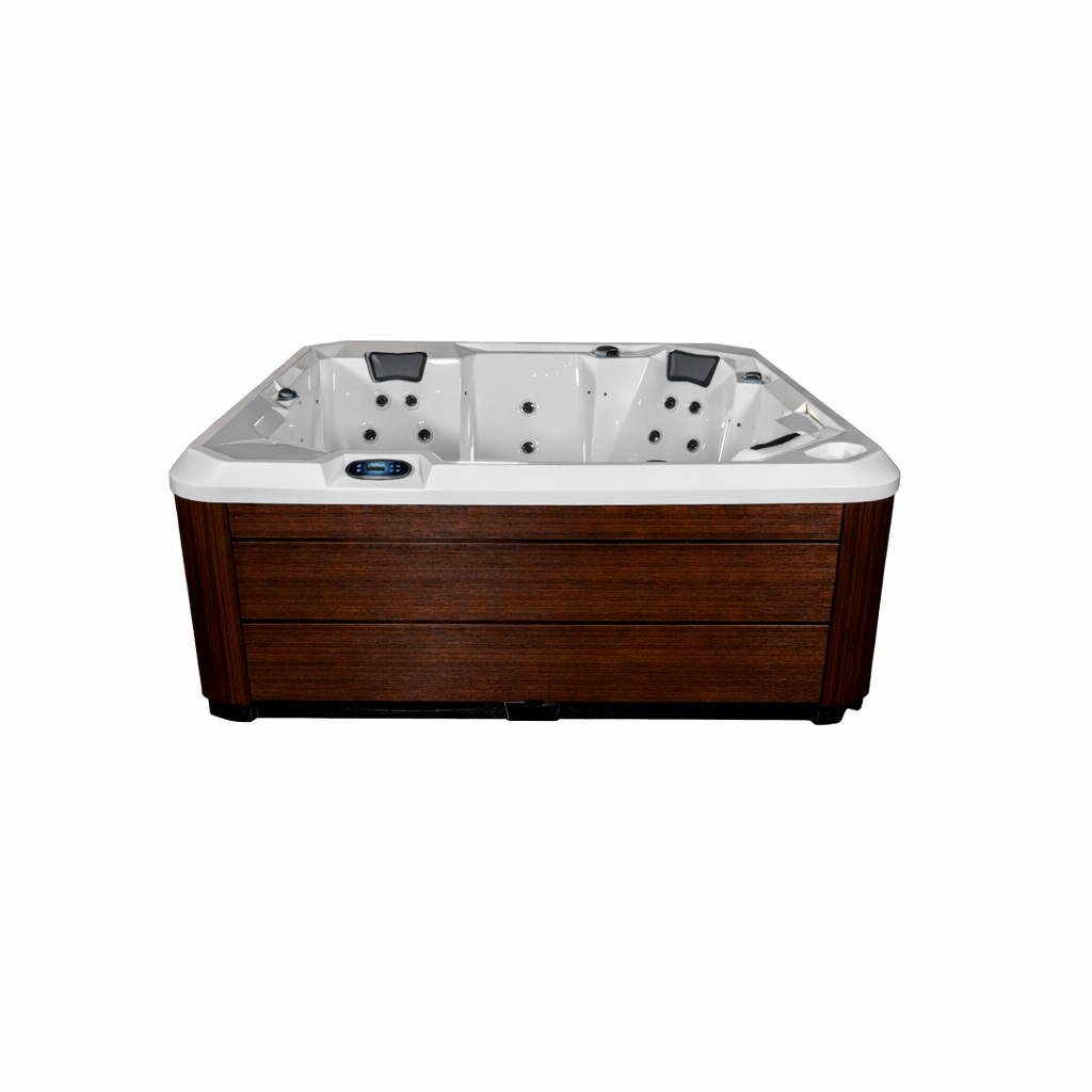 Ultimate ECO Spa 001 Marrone - Vasca idromassaggio per 3 persone - Vasca benessere