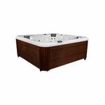 Ultimate ECO Spa 001 Marrone - Vasca idromassaggio per 3 persone - Vasca benessere