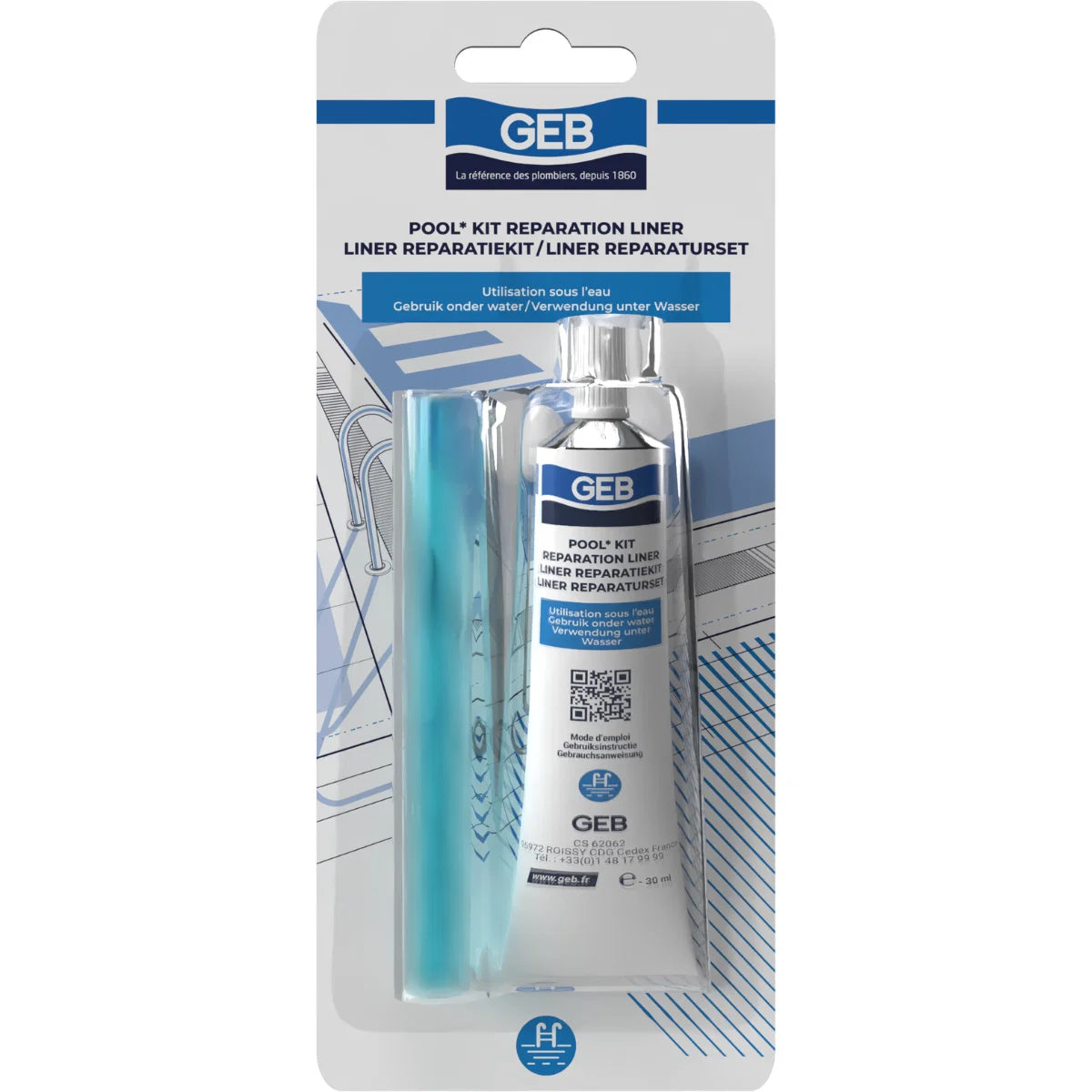 Pool pool liner repair kit - GEB