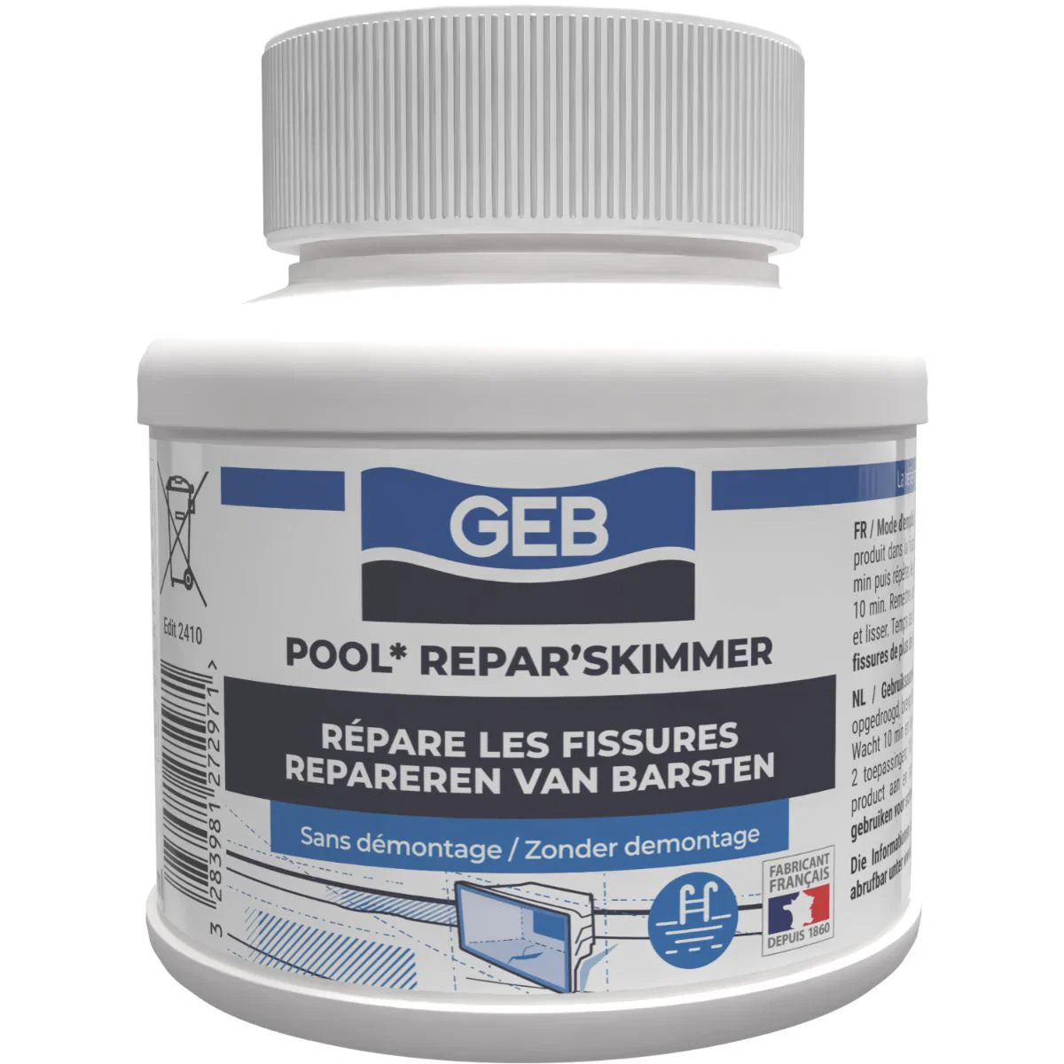 Pool REPAR’SKIMMER white 125ml - GEB