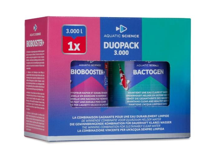 Duo Pack 3000 (biobooster + & bactogen) - Aquatic Science