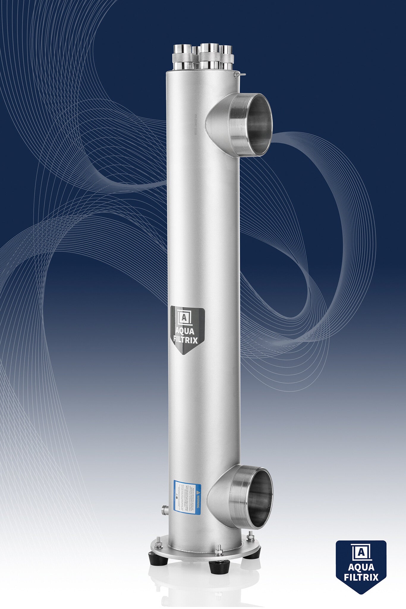 Unité UV-C VHI-SDE pour la désinfection de l'eau 348 316 INOX - Aquafiltrix