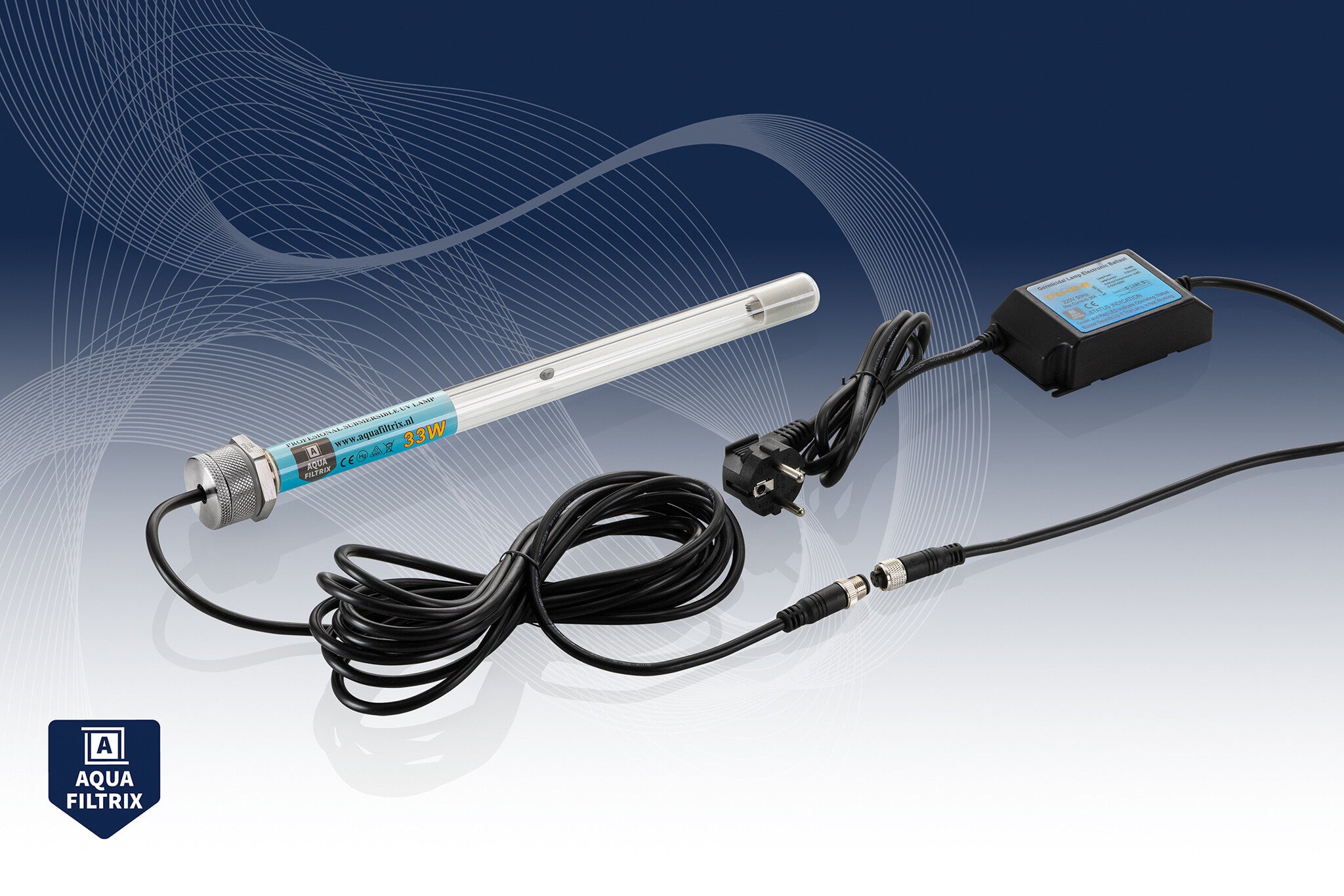 Tank UV-Lampe 33W mit Transformator - Aquafiltrix