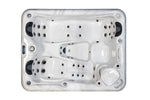 Infinity Spa 006 - Luxurious and Energy-Efficient 3-Person Jacuzzi - Dark Grey