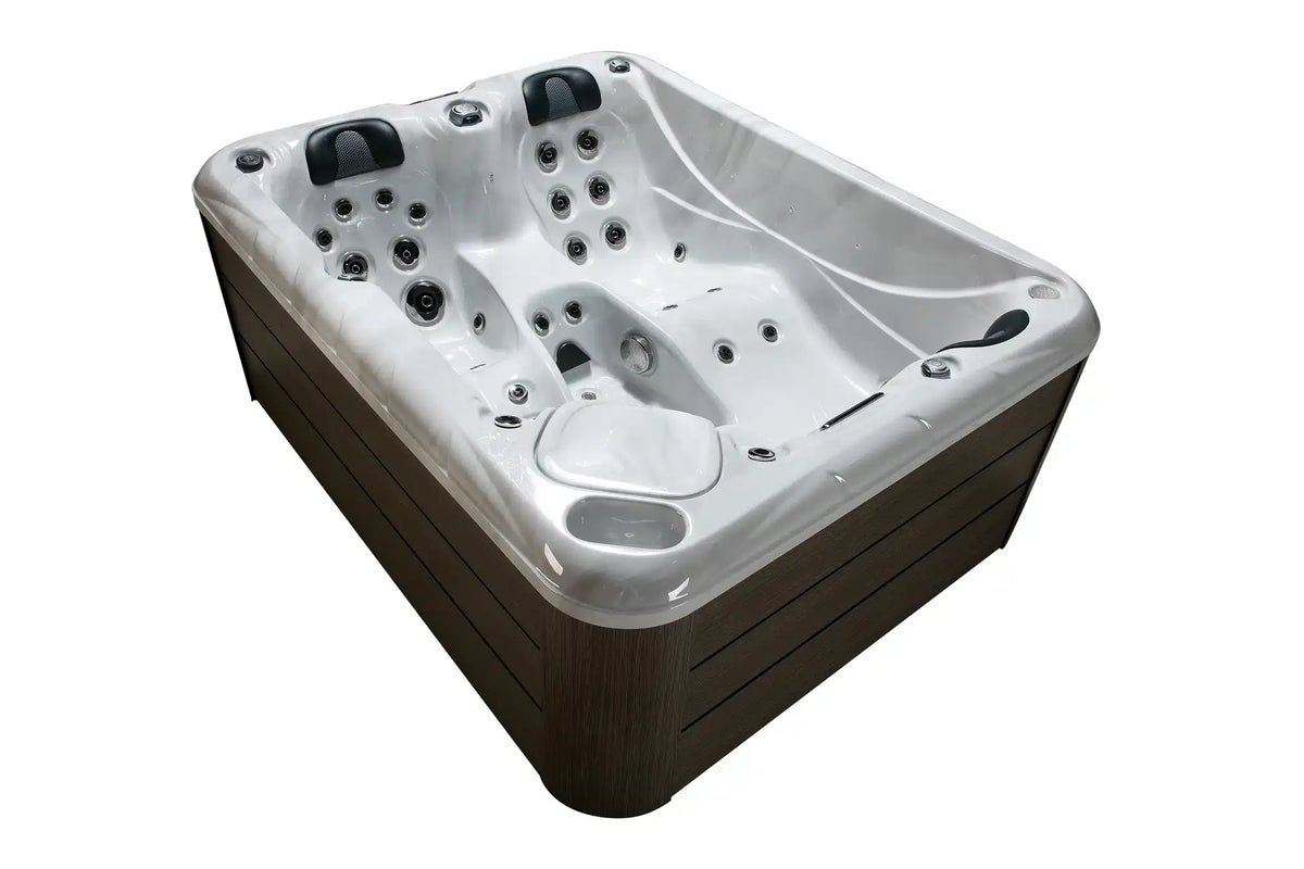 Infinity Spa 006 - Jacuzzi 3 places de luxe et économe en énergie - Marron