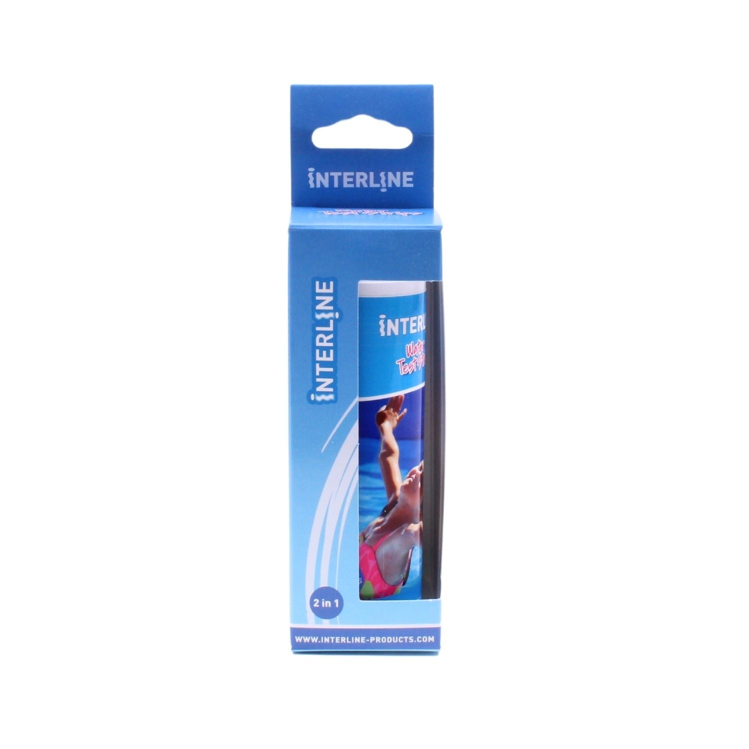 Swimming pool test strips 2-in-1 for chlorine and pH levels - Interline