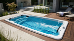 Aquadance 800 Vasca da bagno idromassaggio - 8000×2300×1500 mm - Vasca wellness