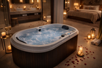 Loveseat Spa – Luxury 2-Seater Brown - Wellness Tub