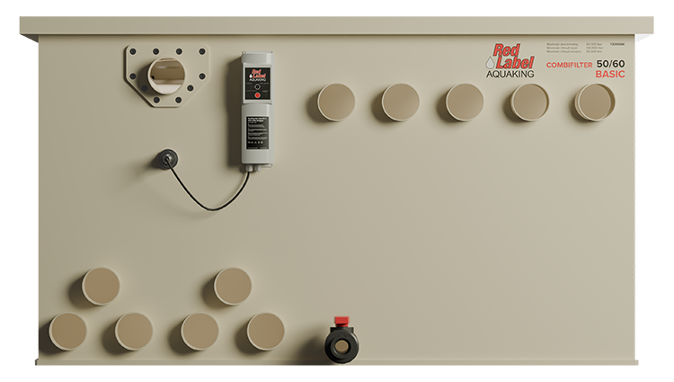 Basic Combi 50/60 Filtre Red Label Excl. Matériau filtrant - Aquaking