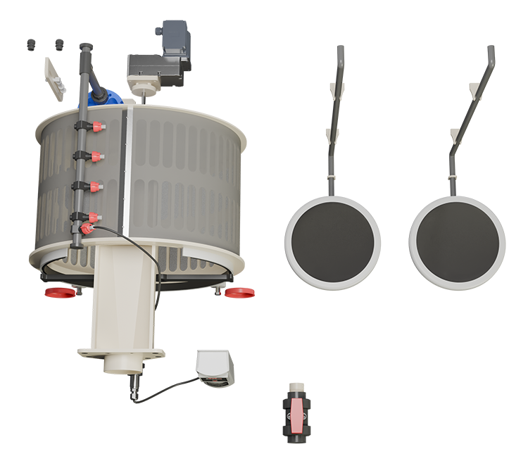 Basic Combi 50/60 Filtre Red Label Excl. Matériau filtrant - Aquaking