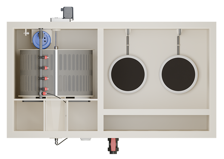 Basic Combi 50/60 Filtre Red Label Excl. Matériau filtrant - Aquaking