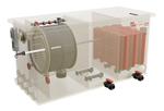 Inline Combi 50/55 Filter Red Label Excl. Filter Media - Aquaking