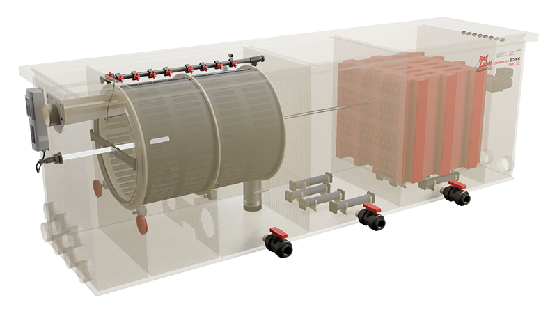 Pro Combi 80/100 Filter XL Red Label Incl. Filtermateriaal - Aquaking