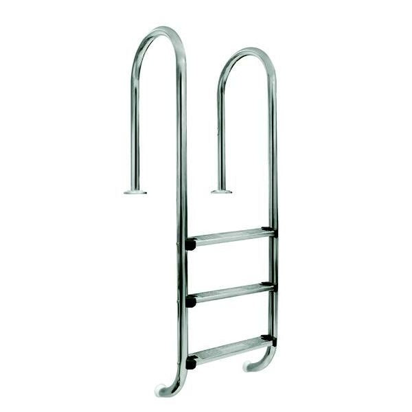 Zwembadtrap RVS 316 recht Plus 3-treden - Astralpool
