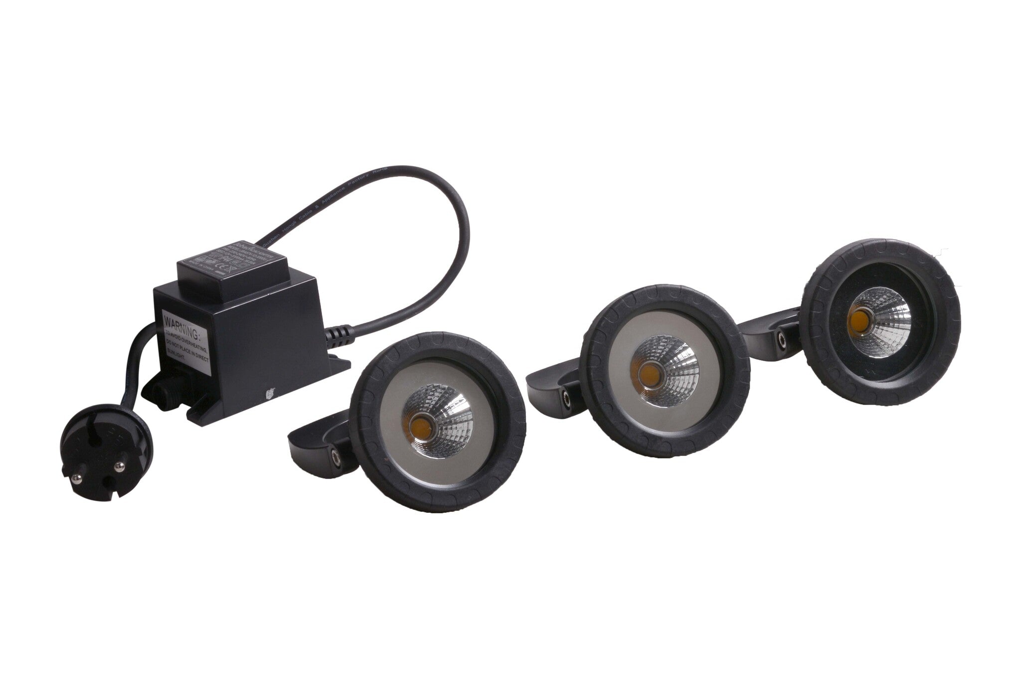 Kit di illuminazione per fontana 3x6 Watt - AquaForte
