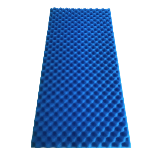Nipple foam 100x50x3 blue fine 30 ppi