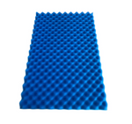Closed-cell foam 75x50x3 blue fine 30 ppi