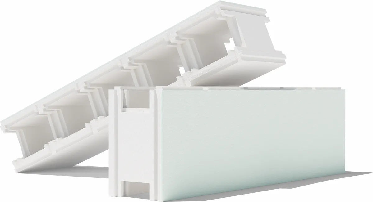 Polystyrene pool block High density - 125 x 25 x 30 cm - W'eau