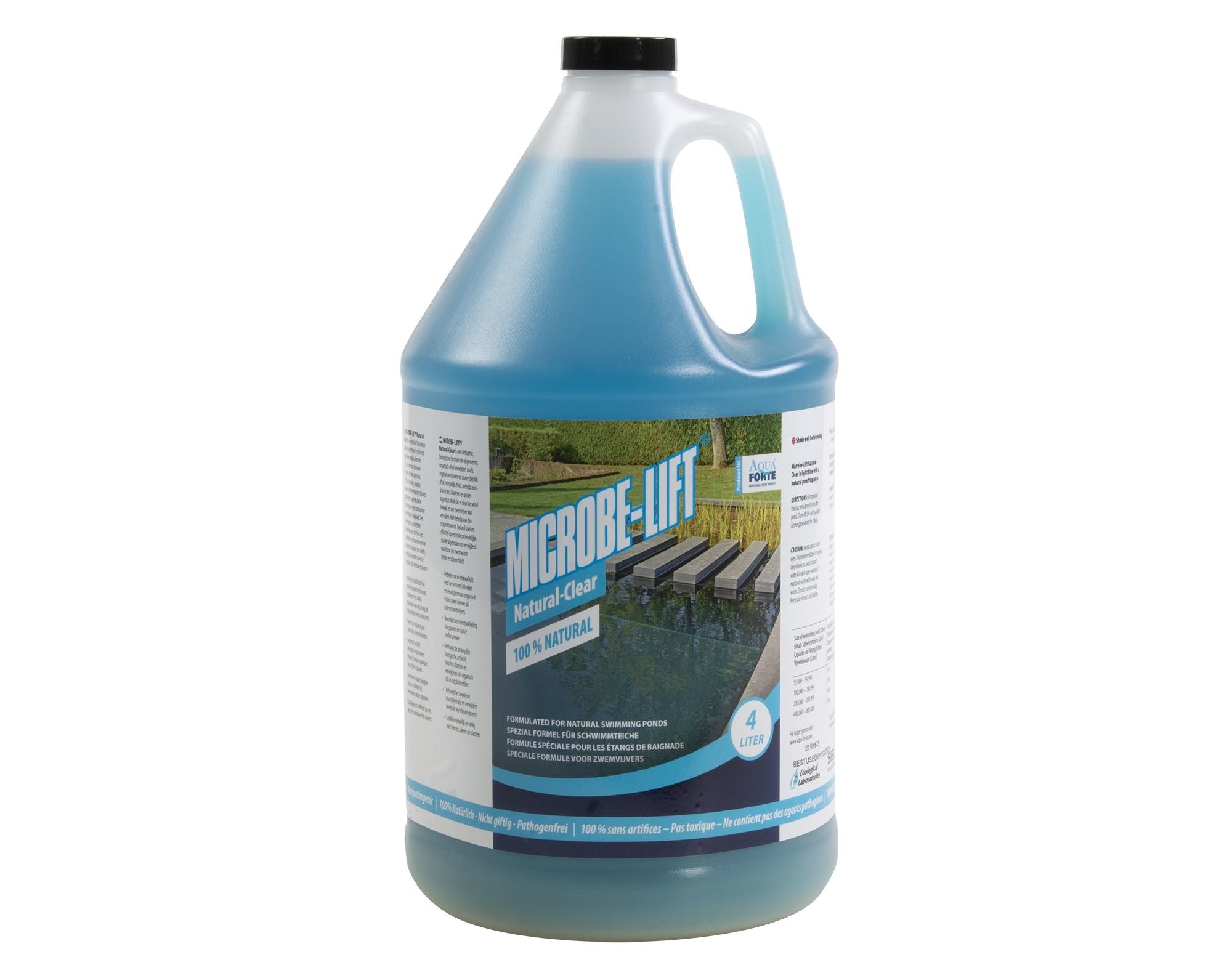Natural-Clear Speciale Formule Voor Zwemvijvers - 4L - Microbe-Lift