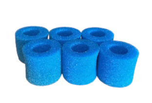 Suitable for Intex filter type D - 6 pcs. - pool/hot tub filter - washable and reusable