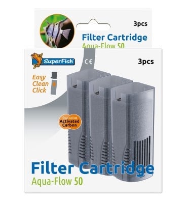 Aquaflow 50 Easy Click Cartridge 3x - Superfish