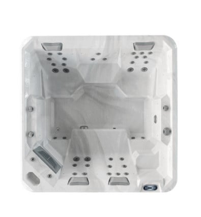 Ultimate ECO Spa 002 Gris foncé - Jacuzzi 4 places - Baignoire de bien-être