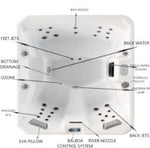 Ultimate ECO Spa 005 Teak - 4-Persoons Jacuzzi - Wellness Tub