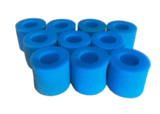 Suitable for Intex filter type D - 10 pcs. - pool/hot tub filter - washable and reusable