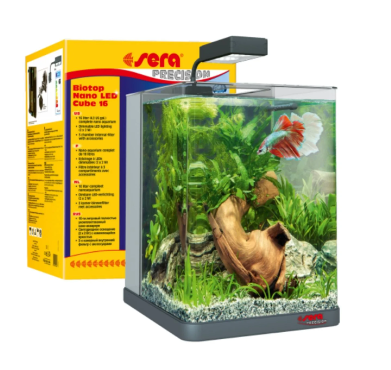 Biotop nano LED cube 16 acuario - Sera