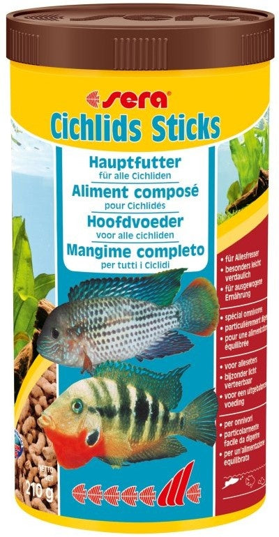 Bâtonnets pour cichlidés 250 ml - Sera