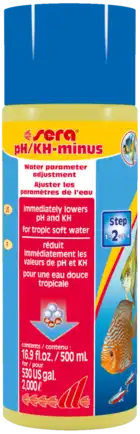pH/KH-minus 500 ml - Sera