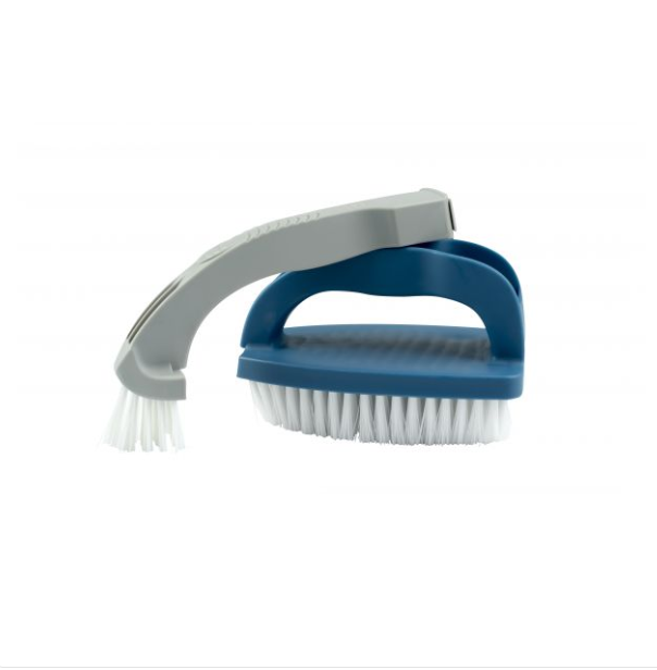 Blue line wall brush - with clip attachment - Multifunctional hand brush - AquaForte
