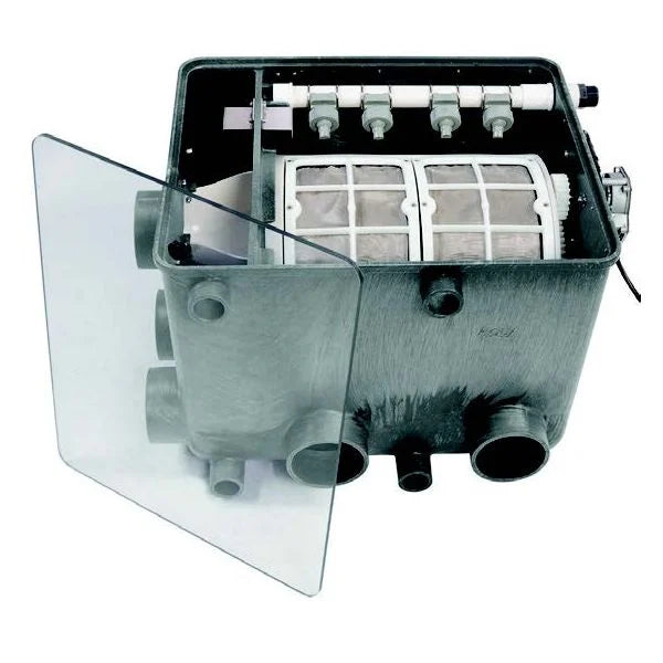 Transparante deksel trommelfilter AFT-1 - Aquaforte