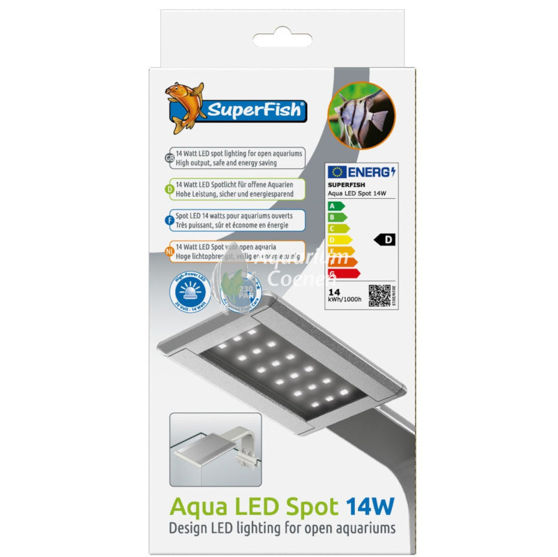 Aqua Led Spot 14W illuminazione per acquario - Superfish