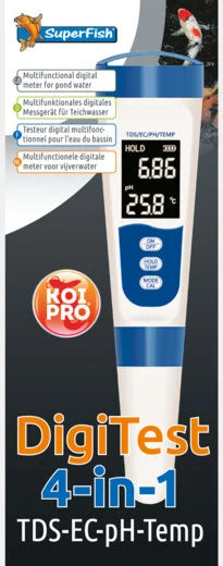 Test pro numérique 4 en 1 pour carpes koï - SuperFish