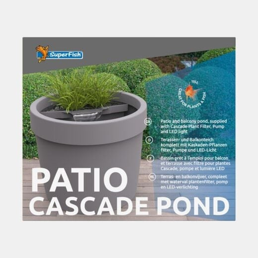 Estanque en cascada para patio - SuperFish