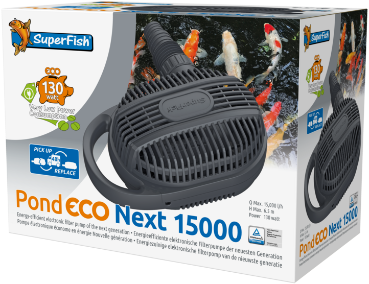 SuperFish Pond eco next 15.000 - 130 watts