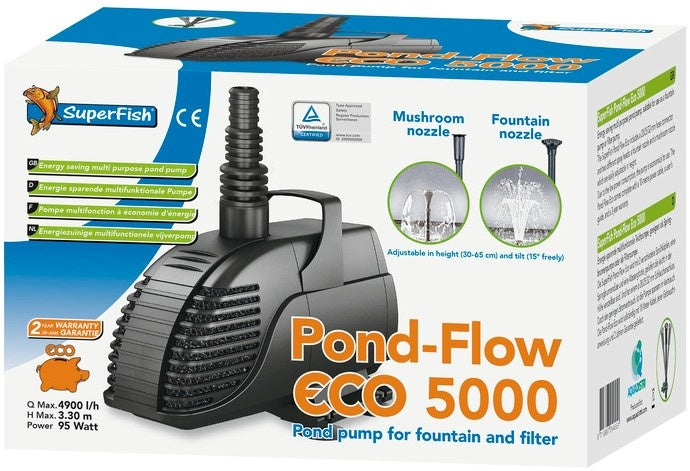 Pond Flow Eco 5000 - Pompe de bassin - SuperFish