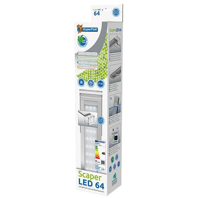 Scaper Led 64 cm - Illuminazione a LED per acquari- 24 Watt - SuperFish
