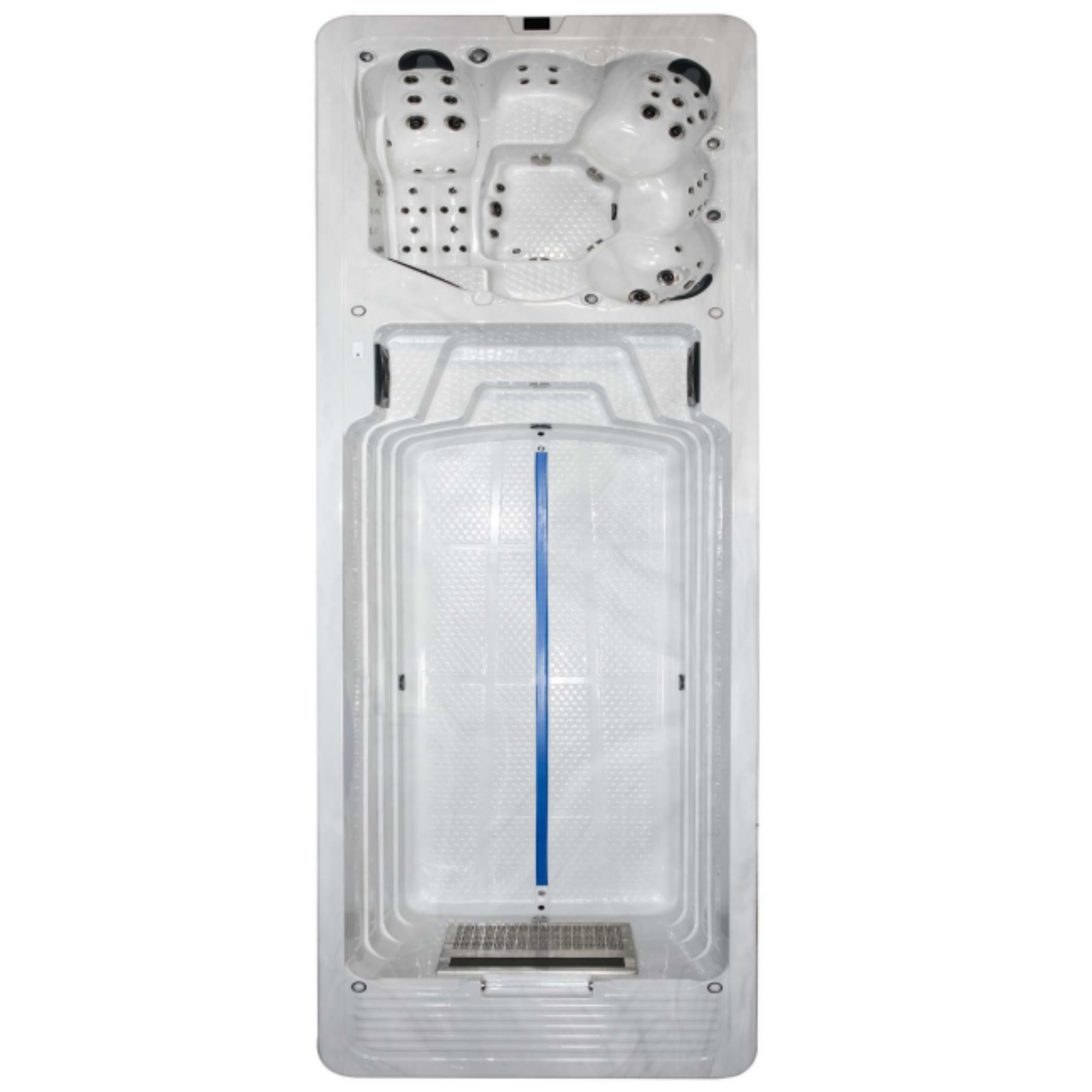 Swimstream 800 Vasca da bagno - 8000×2300×1500 mm - Vasca benessere