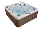 Infinity Spa 004 – Luxuriöser und professioneller 5-Personen-Whirlpool mit 76 Düsen – Teakholz