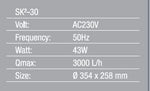 SK²-30 NG Skimmer de bassin avec pompe - AquaKing