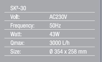 SK²-30 NG Skimmer de bassin avec pompe - AquaKing